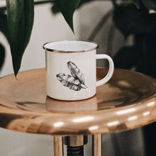 Load image into Gallery viewer, Banana Leaves Enamel Mug