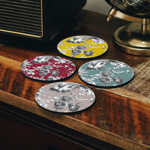Load image into Gallery viewer, Flower Bomb Coasters Set