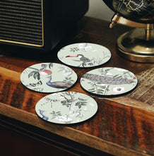 Load image into Gallery viewer, Peacock Sage Coasters Set