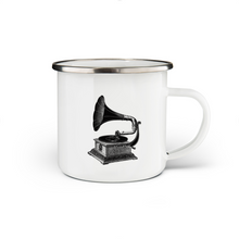 Load image into Gallery viewer, Gramophone Enamel Mug