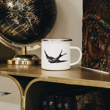 Load image into Gallery viewer, Swallow Enamel Mug