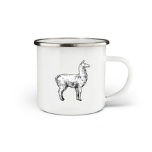 Load image into Gallery viewer, Alpaca Enamel Mug