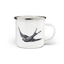 Load image into Gallery viewer, Swallow Enamel Mug