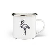 Load image into Gallery viewer, Flamingo Enamel Mug