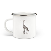 Load image into Gallery viewer, Giraffe Enamel Mug
