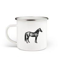 Load image into Gallery viewer, Horse Enamel Mug