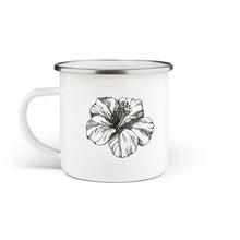 Load image into Gallery viewer, Hibiscus Enamel Mug