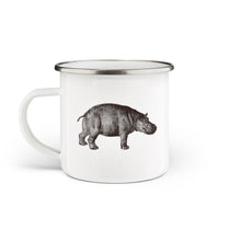 Load image into Gallery viewer, Hippo Enamel Mug