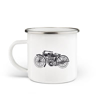 Load image into Gallery viewer, Motorbike Enamel Mug