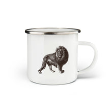 Load image into Gallery viewer, Lion Enamel Mug
