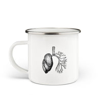 Load image into Gallery viewer, Lungs Enamel Mug