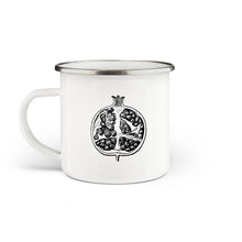 Load image into Gallery viewer, Pomegranate Enamel Mug