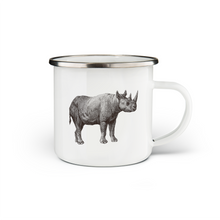 Load image into Gallery viewer, Rhino Enamel Mug