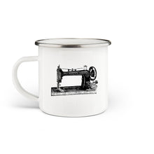 Load image into Gallery viewer, Sewing Machine Enamel Mug