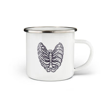 Load image into Gallery viewer, Rib Cage Enamel Mug