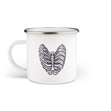 Load image into Gallery viewer, Rib Cage Enamel Mug