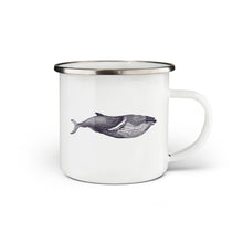 Load image into Gallery viewer, Whale Enamel Mug