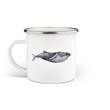 Load image into Gallery viewer, Whale Enamel Mug