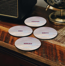 Load image into Gallery viewer, Martini Coasters Set