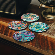 Load image into Gallery viewer, Colorful Leaves Coasters Set