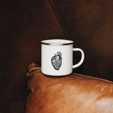 Load image into Gallery viewer, Heart Enamel Mug