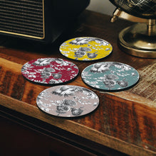 Load image into Gallery viewer, Flower Bomb Coasters Set