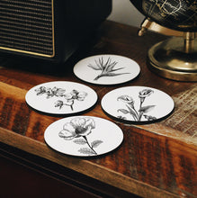 Load image into Gallery viewer, Flowers Coasters Set
