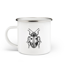 Ladybug Enamel Mug