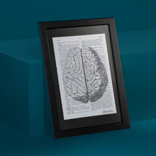 Load image into Gallery viewer, Brain Framed Art Print