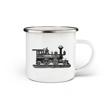 Load image into Gallery viewer, Train Enamel Mug