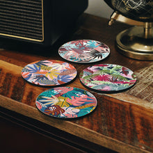 Load image into Gallery viewer, Tropical Leaves Coasters Set