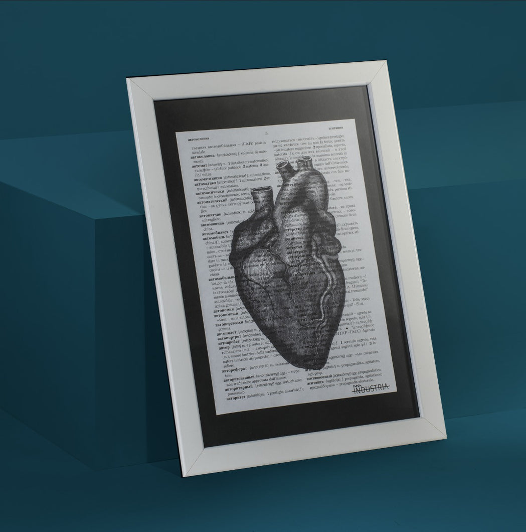 Heart Framed Art Print
