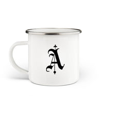 Load image into Gallery viewer, Letter A Enamel Mug