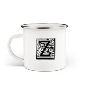 Letter Z Enamel Mug