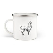 Load image into Gallery viewer, Alpaca Enamel Mug