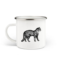 Load image into Gallery viewer, Cat Enamel Mug