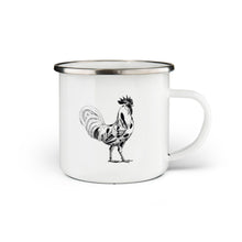 Load image into Gallery viewer, Rooster Enamel Mug