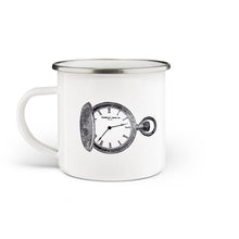 Load image into Gallery viewer, Pocket Watch Enamel Mug