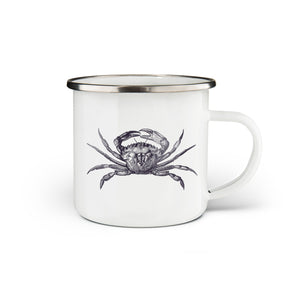 Crab Enamel Mug