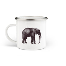 Load image into Gallery viewer, Elephant Enamel Mug