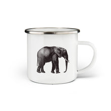 Load image into Gallery viewer, Elephant Enamel Mug