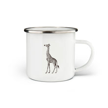 Load image into Gallery viewer, Giraffe Enamel Mug