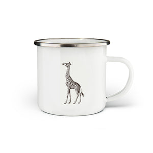 Giraffe Enamel Mug