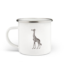 Giraffe Enamel Mug
