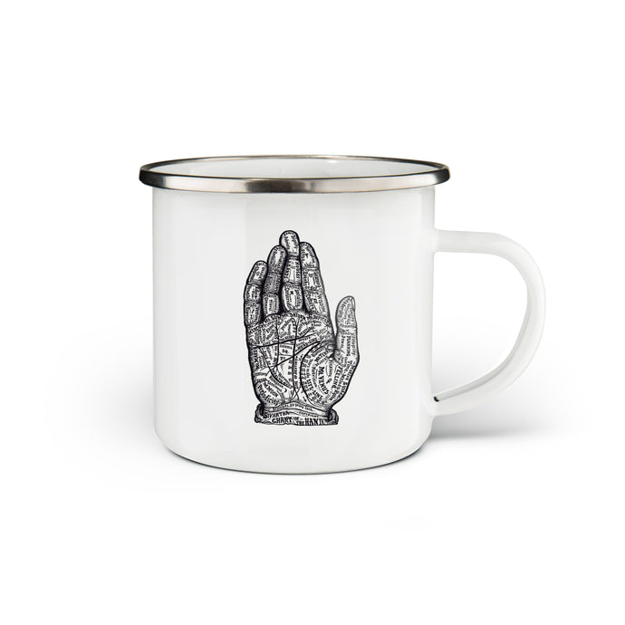 Hand's Chart Enamel Mug