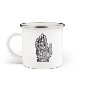 Hand's Chart Enamel Mug