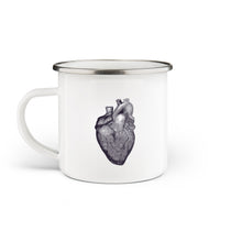 Load image into Gallery viewer, Heart Enamel Mug