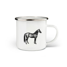 Load image into Gallery viewer, Horse Enamel Mug