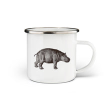 Load image into Gallery viewer, Hippo Enamel Mug