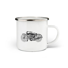 Load image into Gallery viewer, Motorbike Enamel Mug
